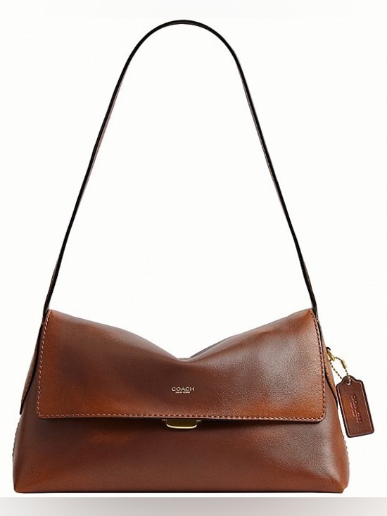 Coach Handbags - Coach Chelsea 30 Loved Leather Shoulder Bag Brown Pushlock NWT CEN58